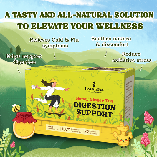 Instant Honey Ginger Tea