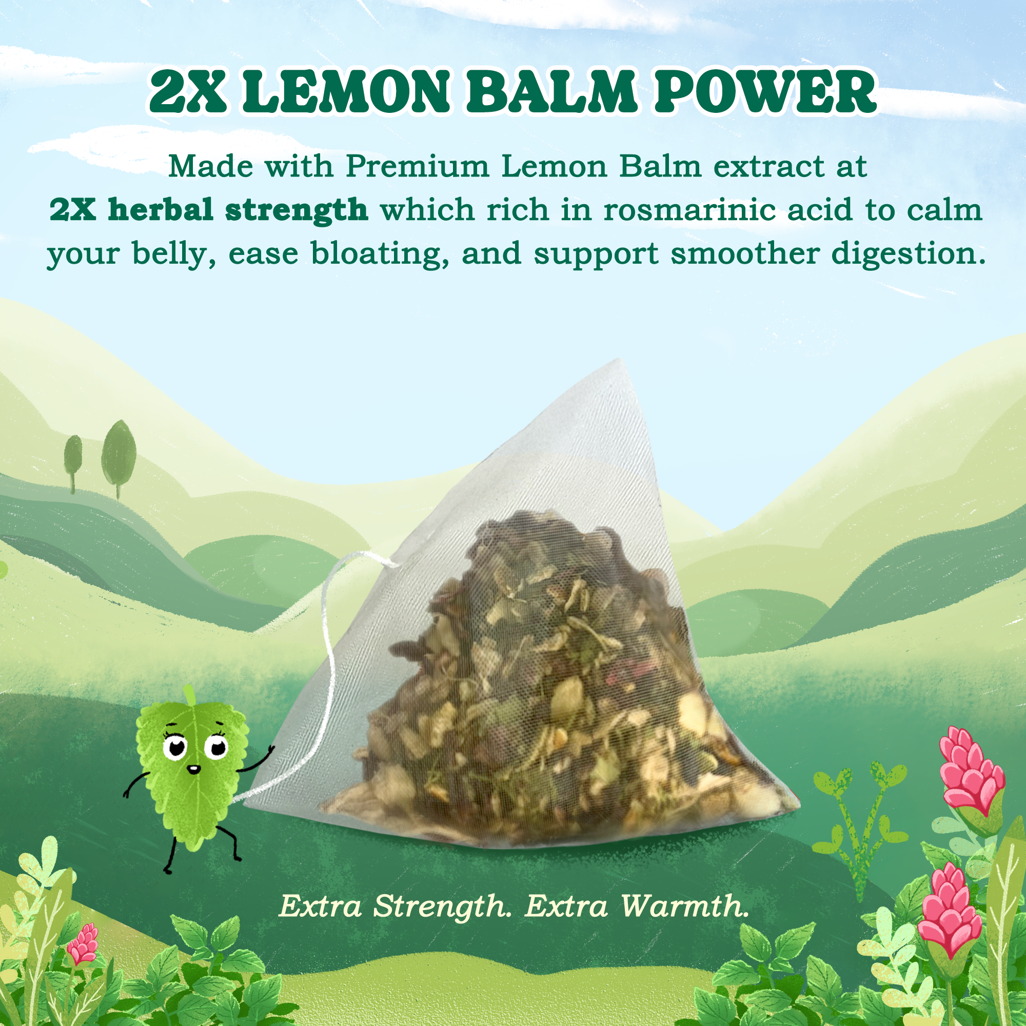 Lemon Balm Herbal Tea Bags