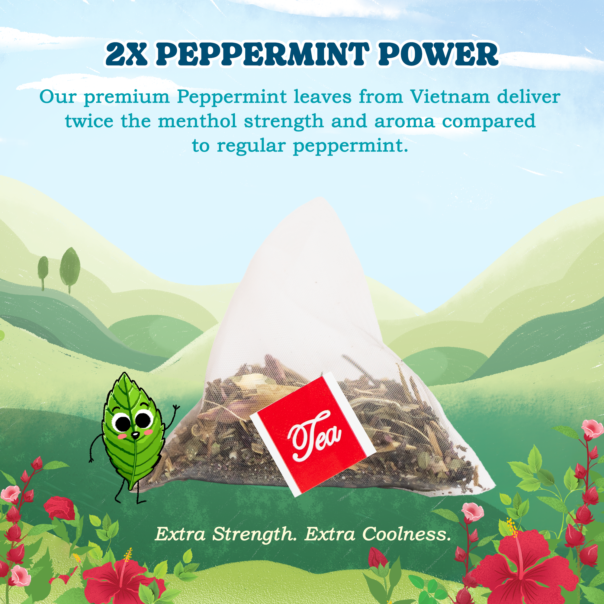 Peppermint Herbal Tea Bags