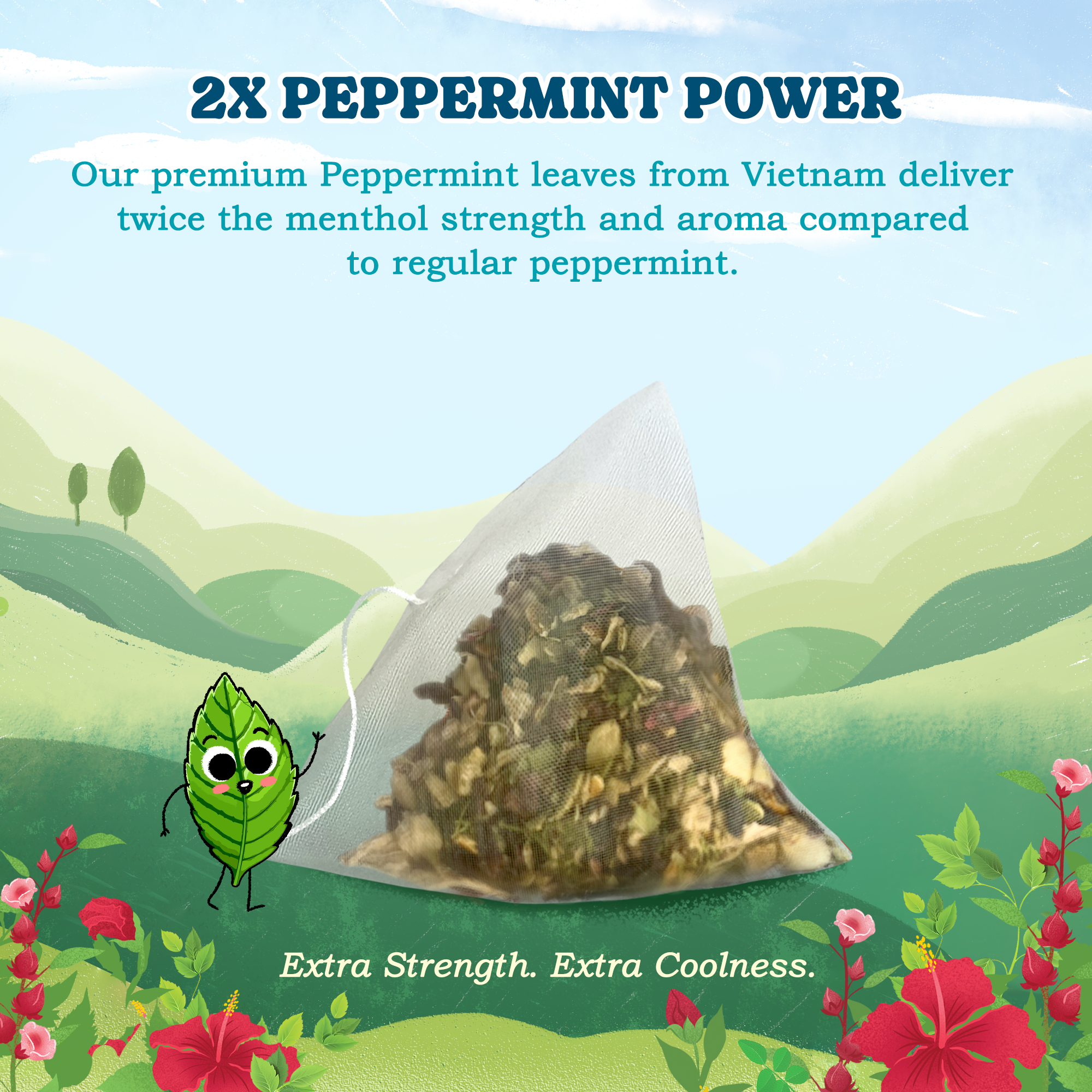 Peppermint Herbal Tea Bags