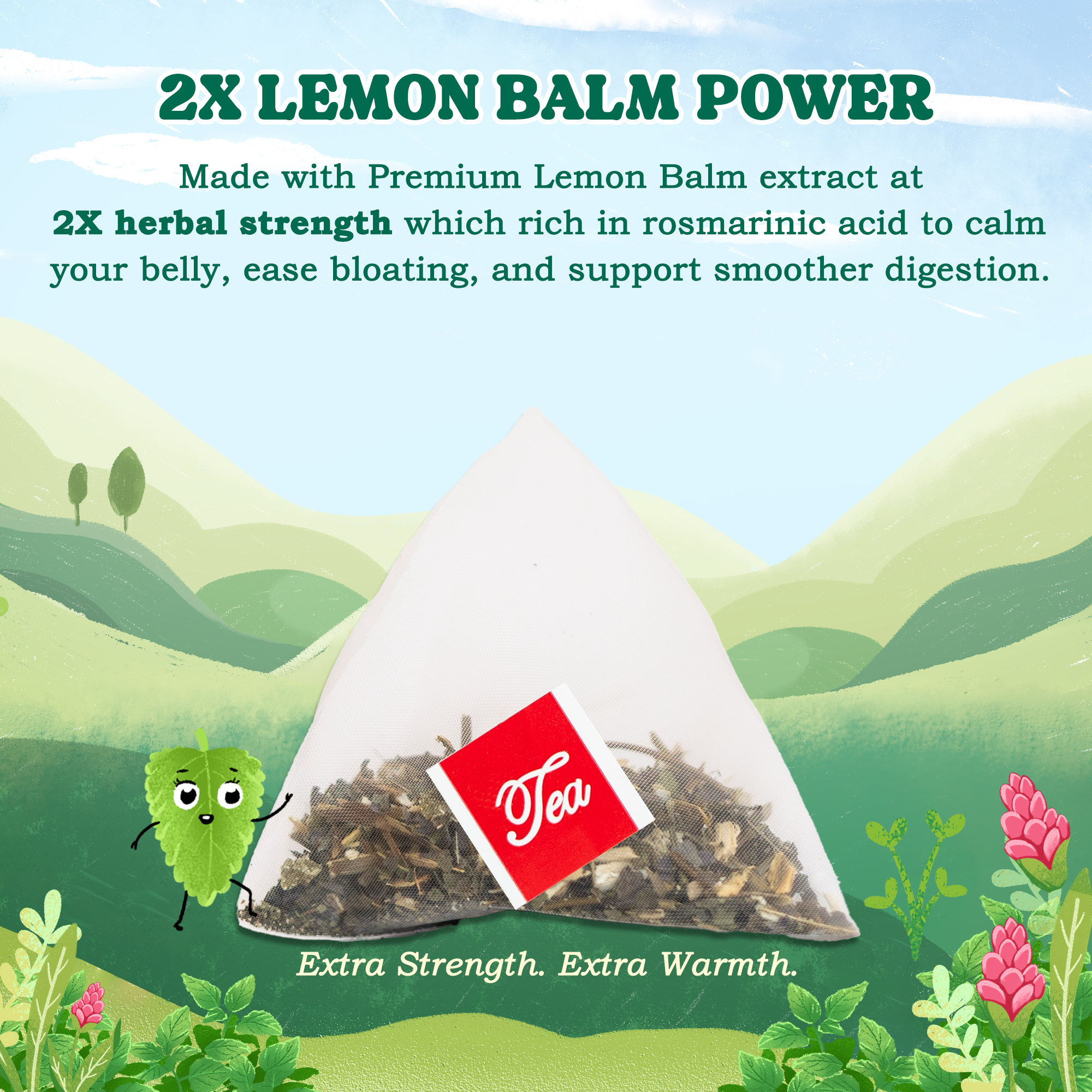 Lemon Balm Herbal Tea Bags