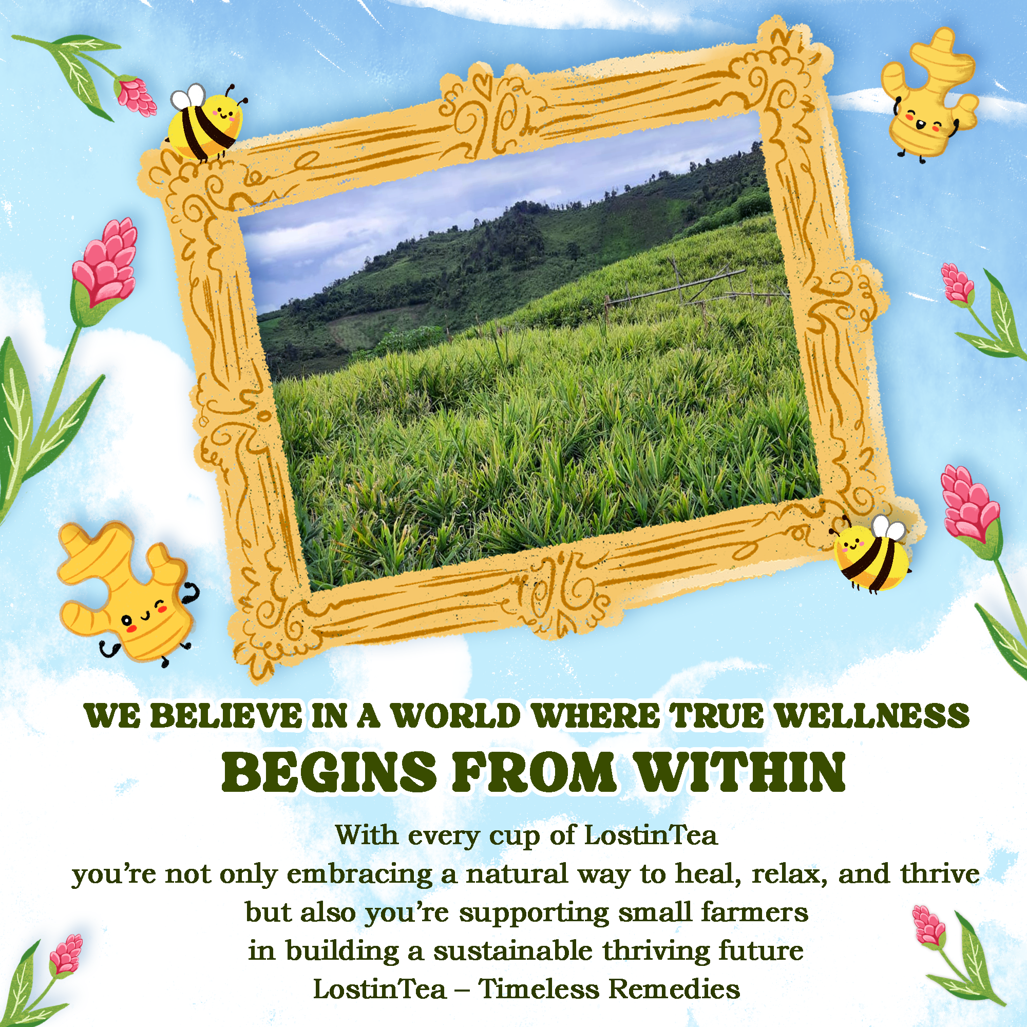 Instant Honey Ginger Tea