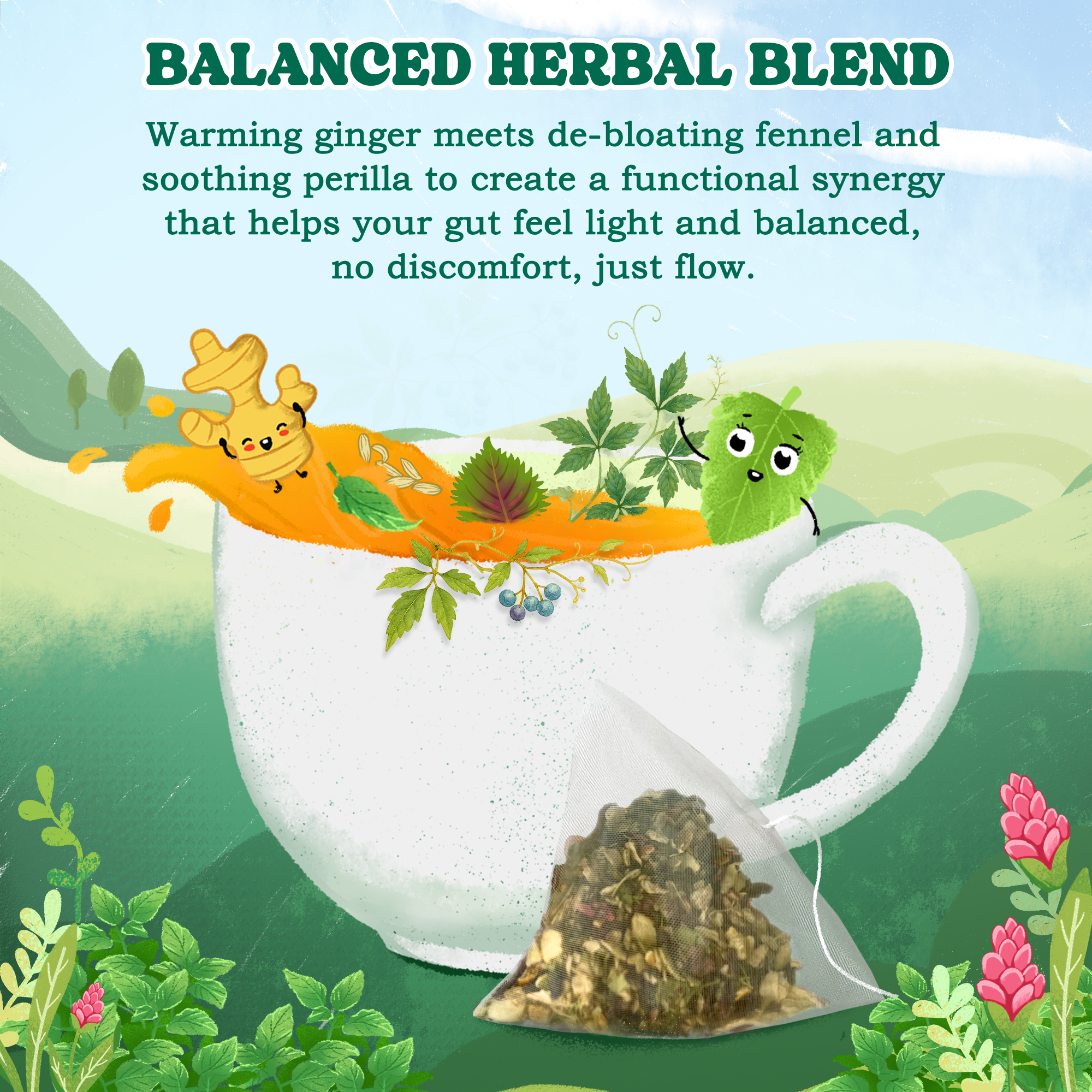 Lemon Balm Herbal Tea Bags