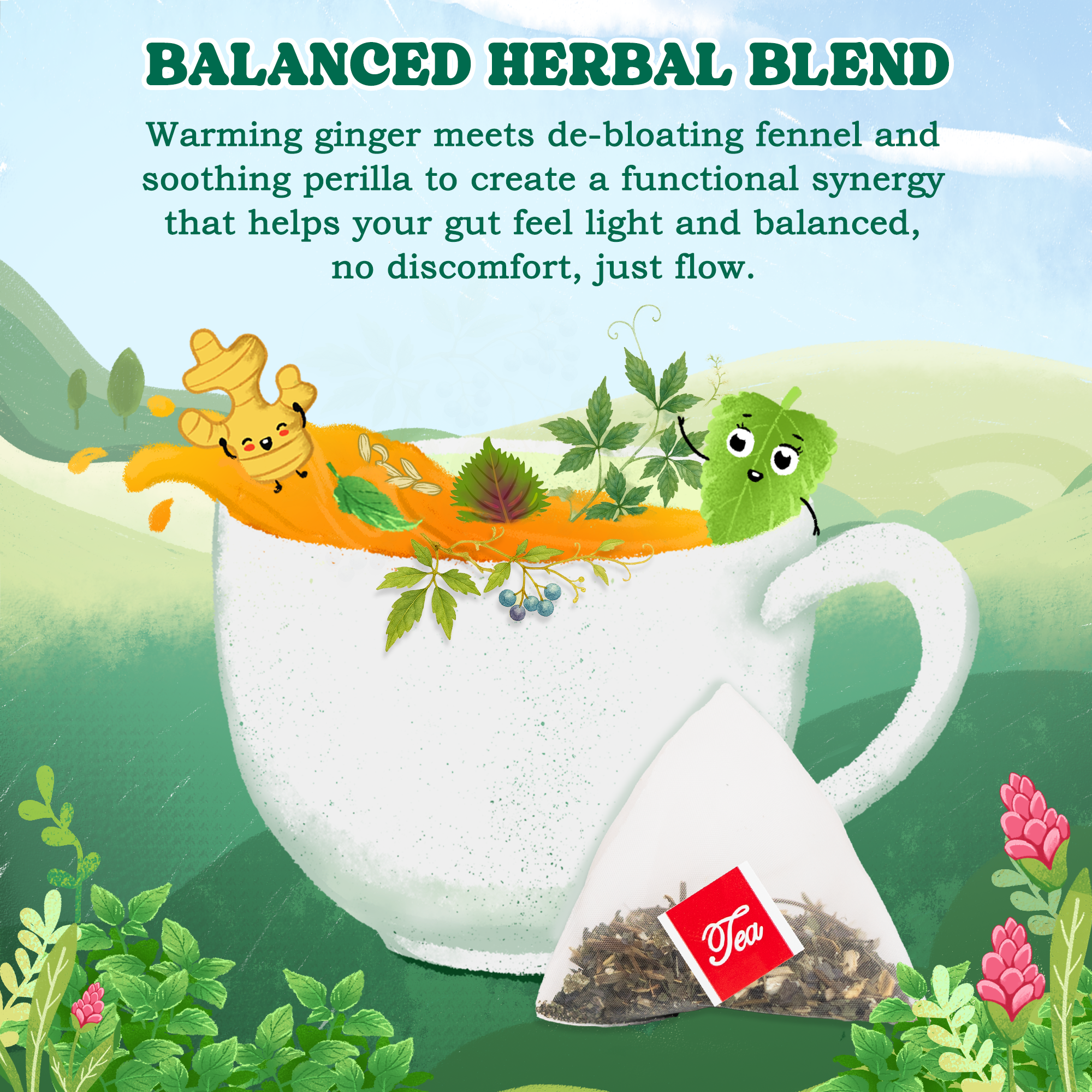 Lemon Balm Herbal Tea Bags