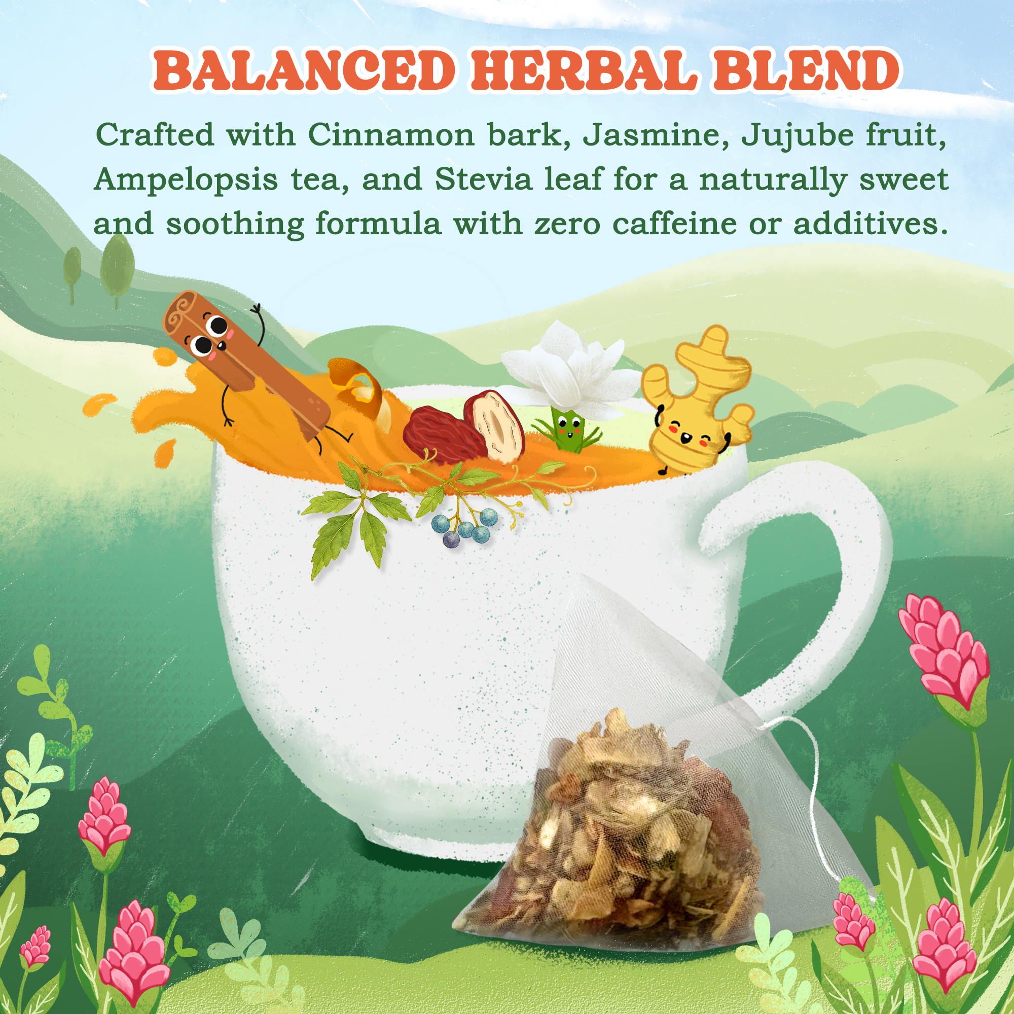 Ginger Herbal Tea Bags