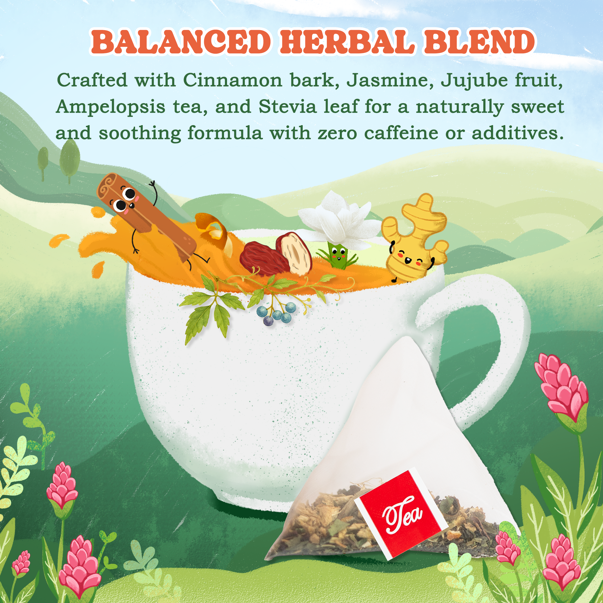 Ginger Herbal Tea Bags
