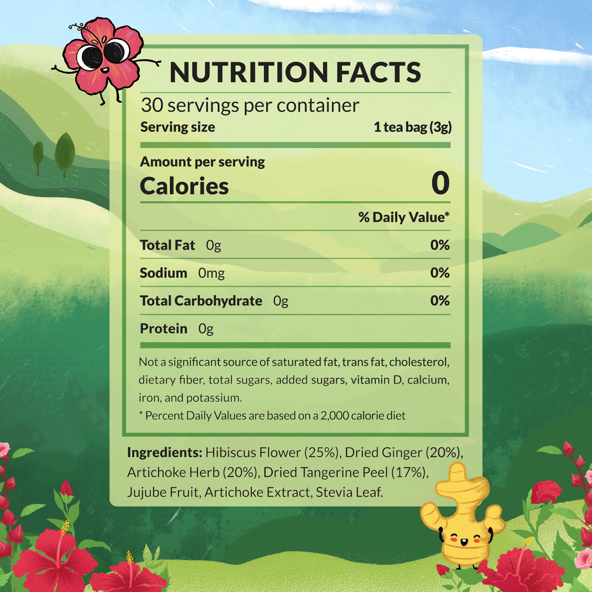 Hibiscus Herbal Tea Bags