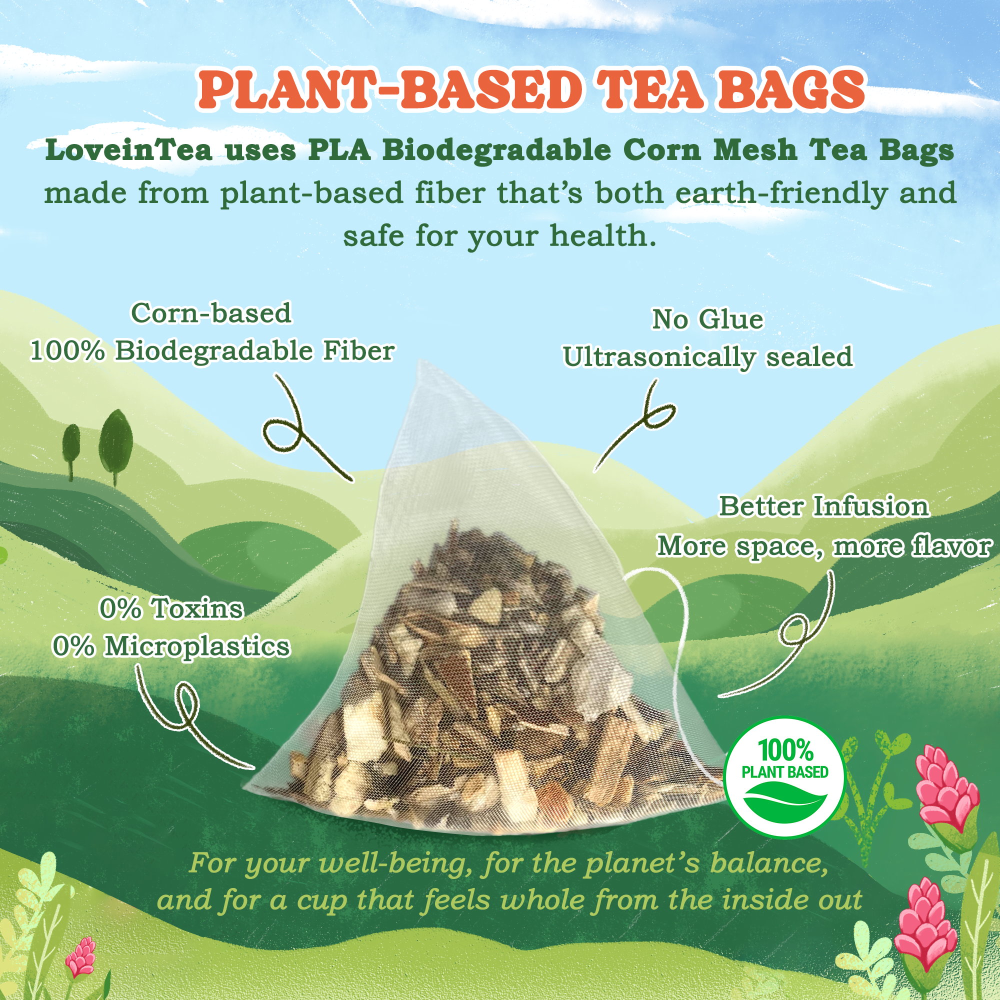 Ginger Herbal Tea Bags