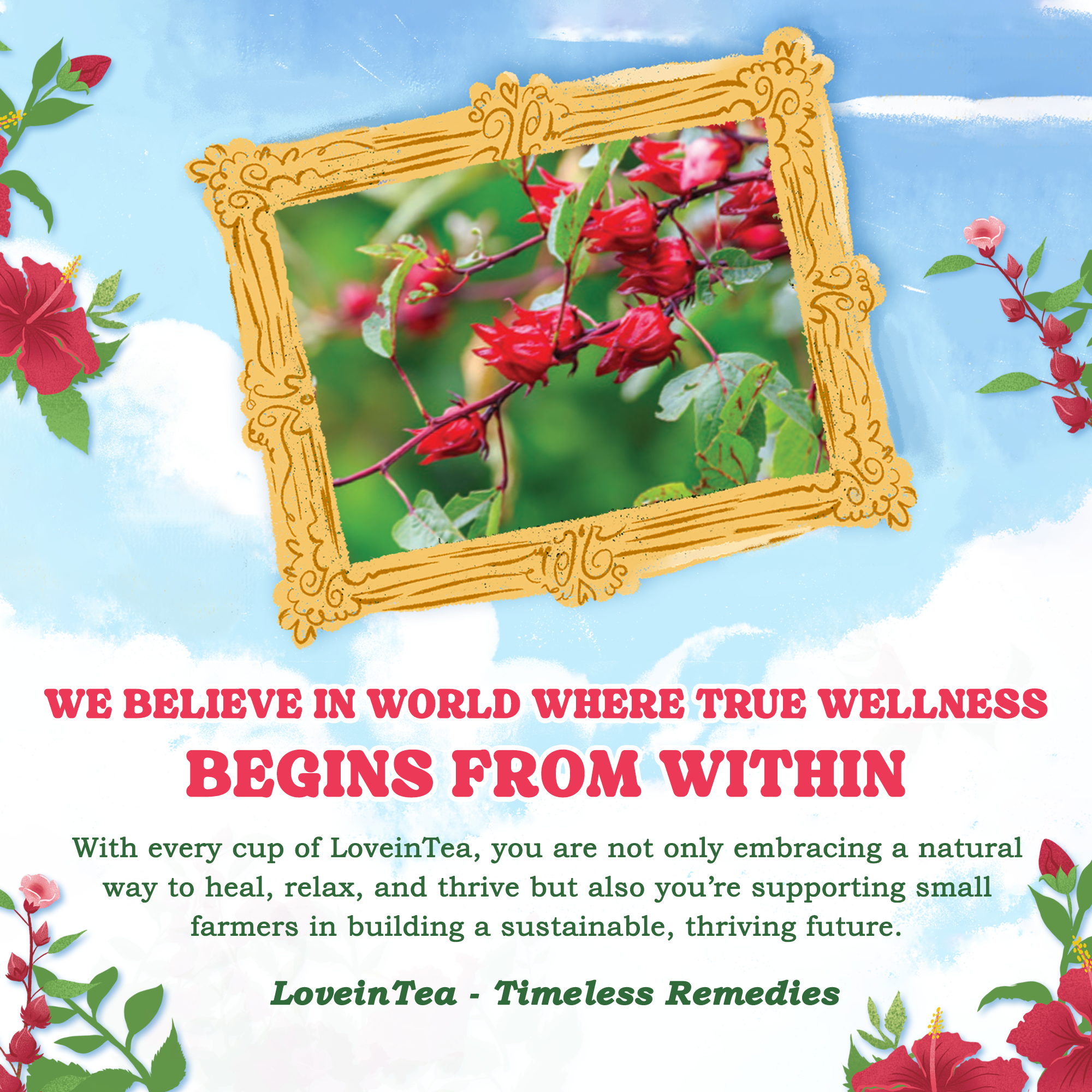 Hibiscus Herbal Tea Bags