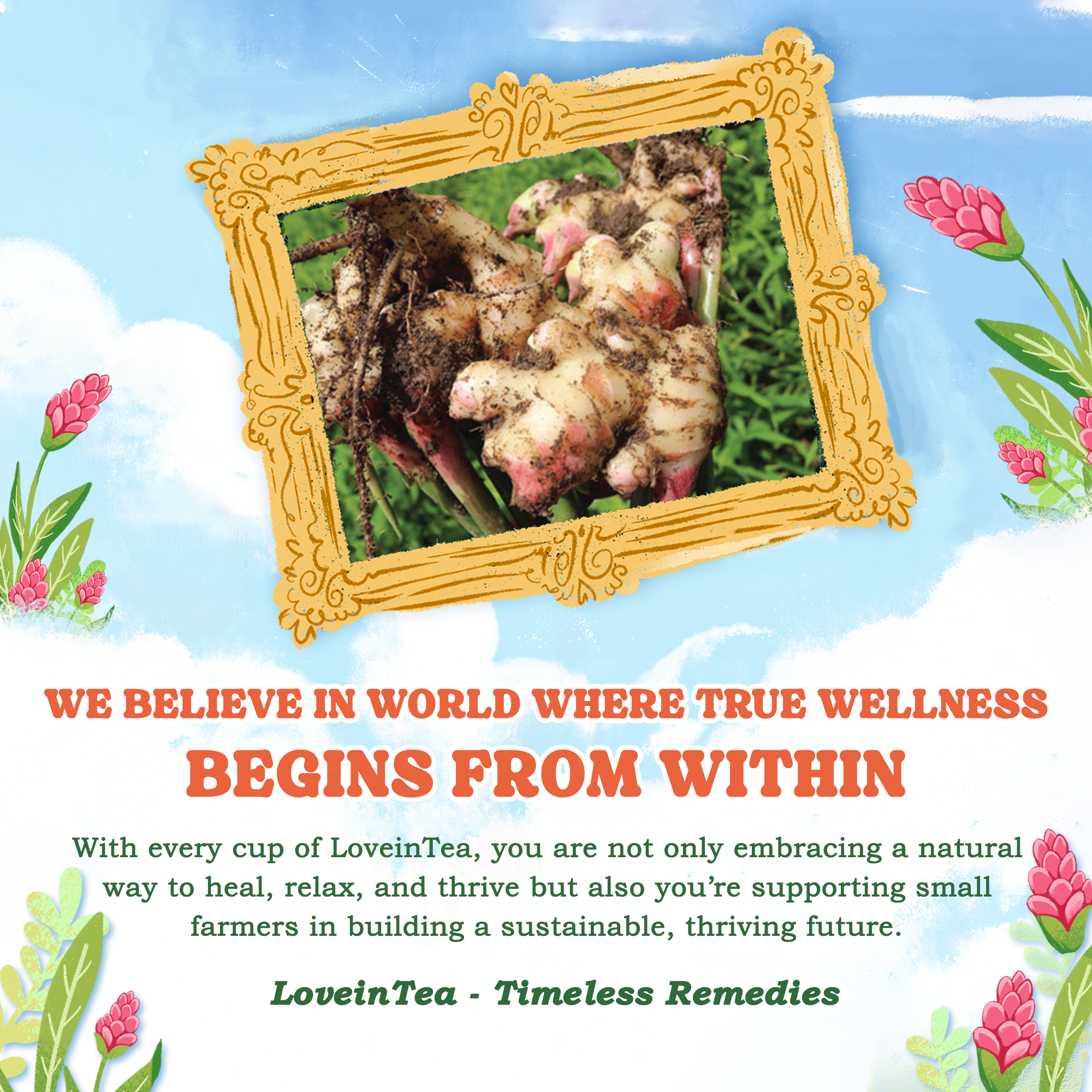 Ginger Herbal Tea Bags