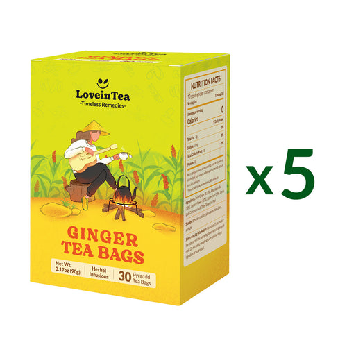 Ginger Herbal Tea Bags