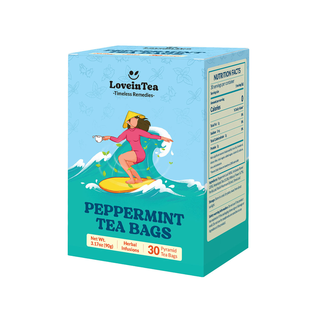 Peppermint Herbal Tea Bags