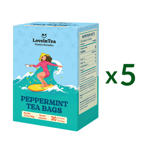 Peppermint Herbal Tea Bags