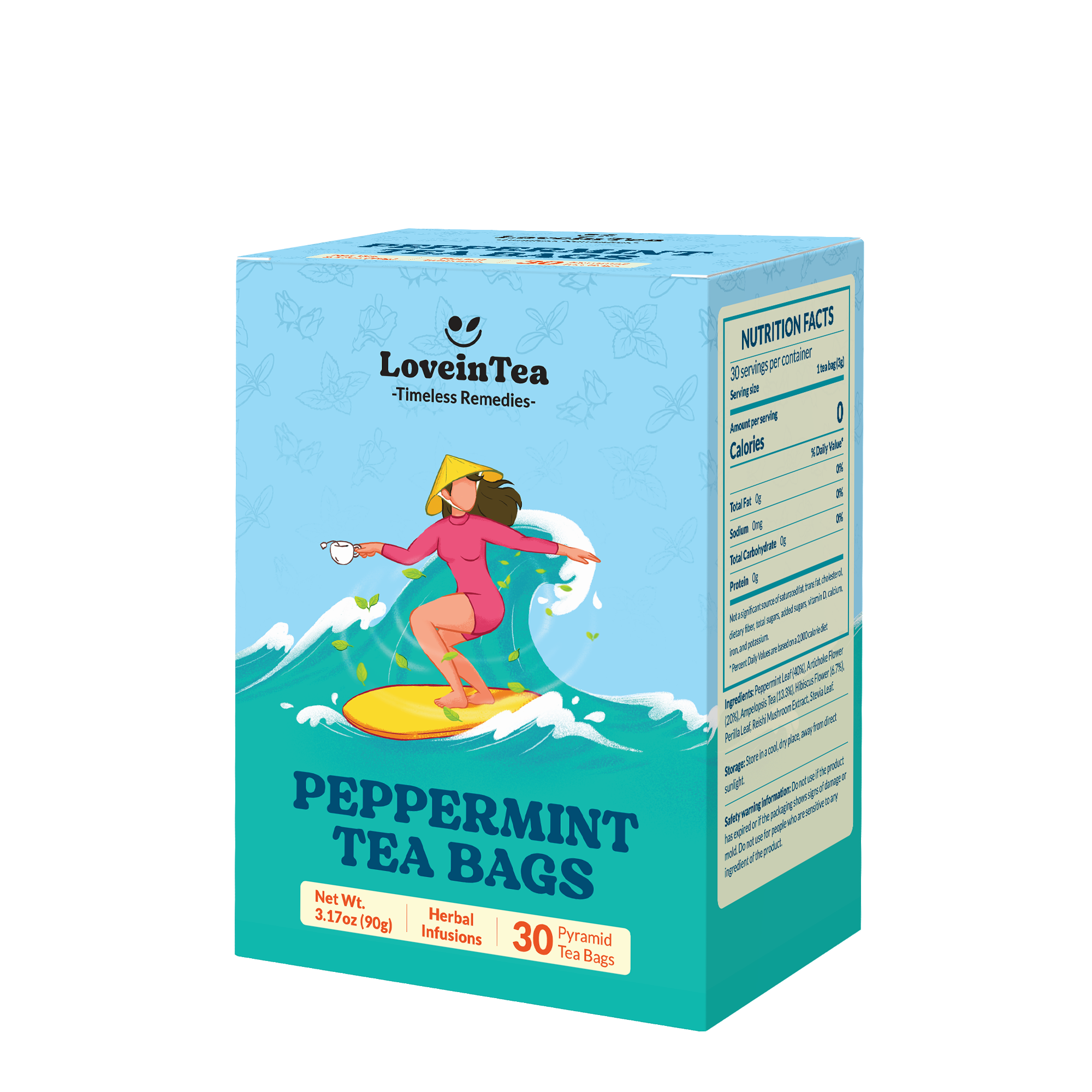 Peppermint Herbal Tea Bags