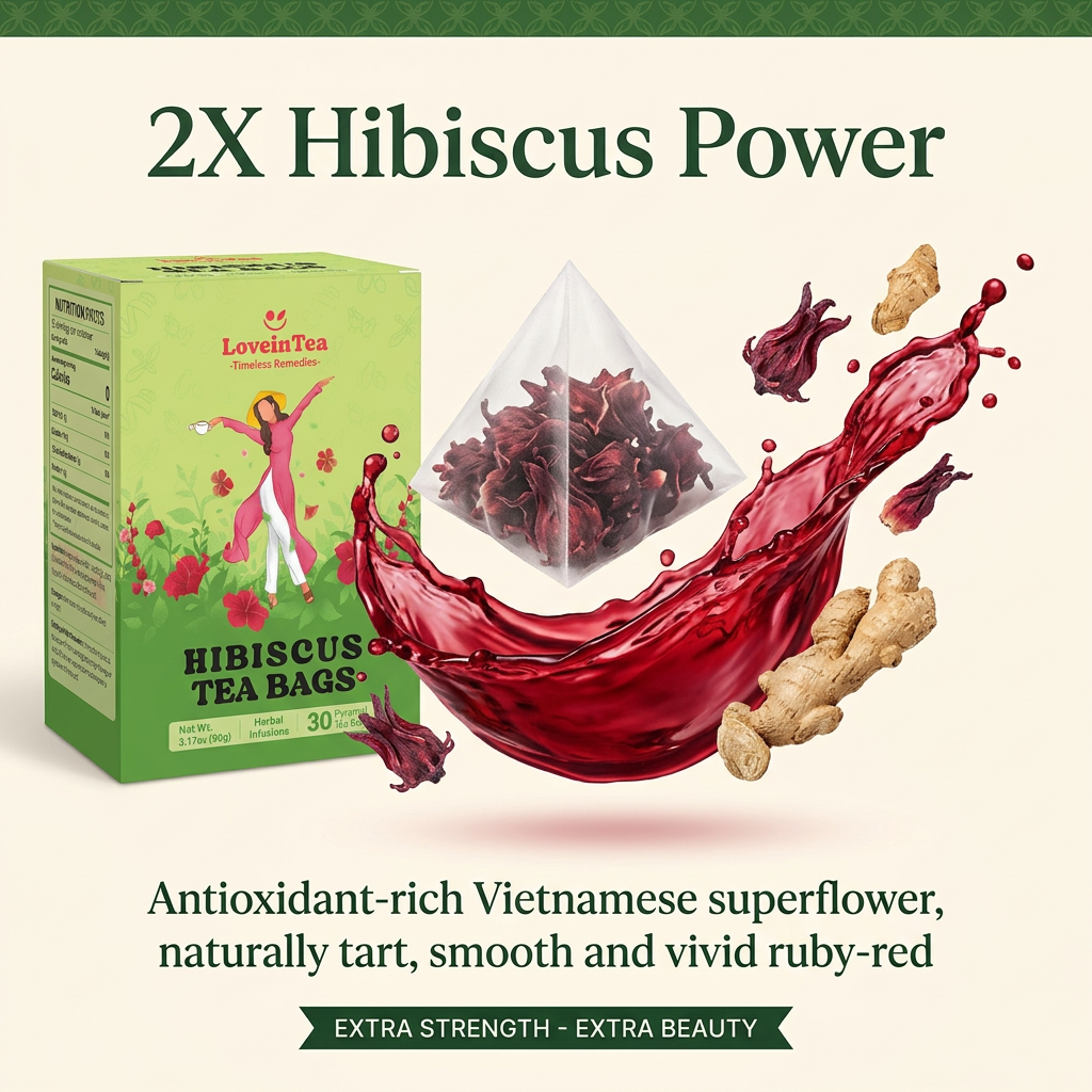 2X Hibiscus Power — antioxidant-rich Vietnamese superflower