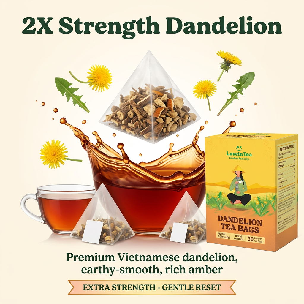 2X Strength Dandelion — premium Vietnamese, earthy-smooth