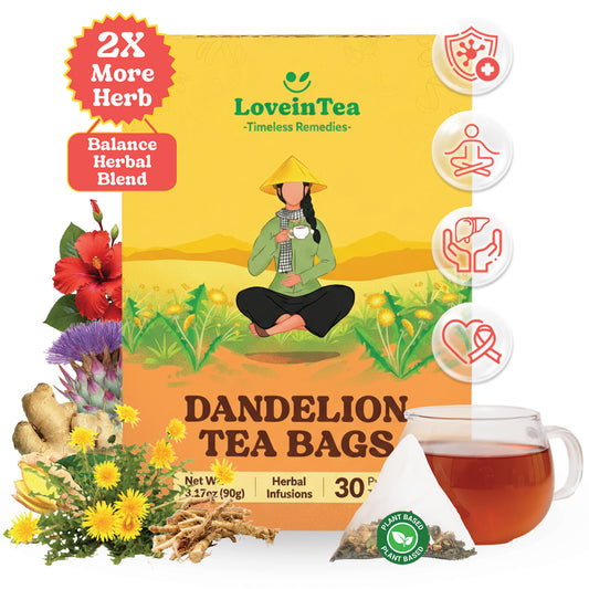 Dandelion Herbal Tea Bags
