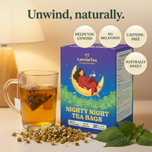 Unwind naturally — helps you unwind, no melatonin, caffeine-free