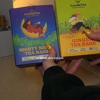 Two LoveinTea blends side by side