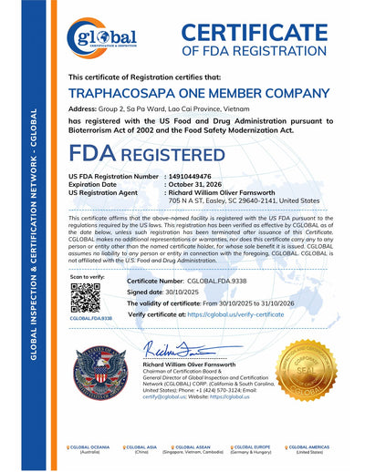US FDA Facility Registration certificate issued to Traphaco Sapa