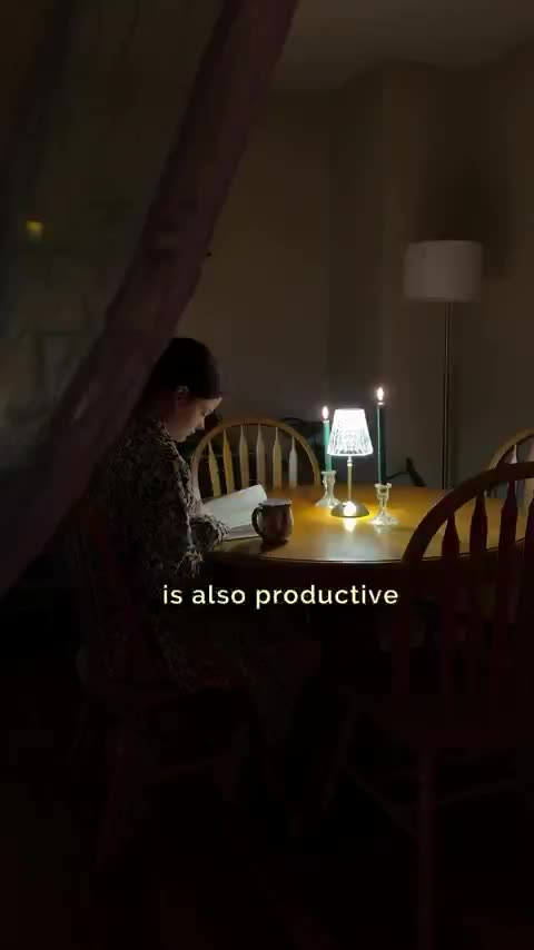 Candle-lit reading with a cup of Dandelion