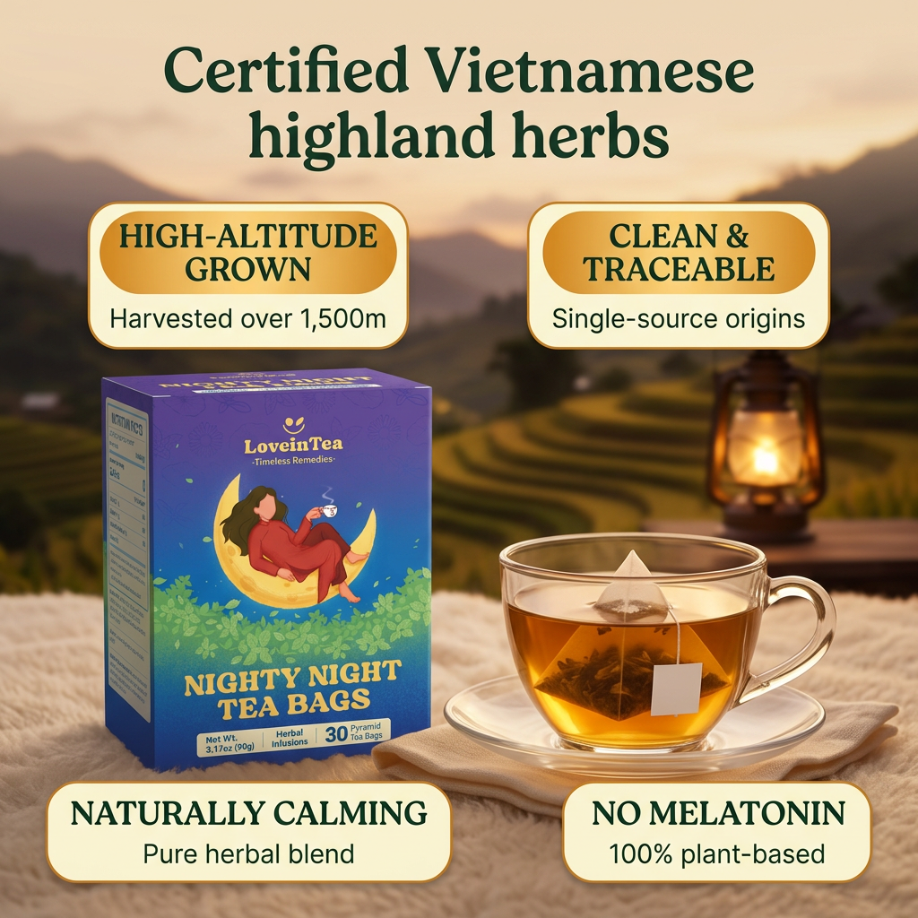 Certified Vietnamese highland herbs — high-altitude, clean, traceable