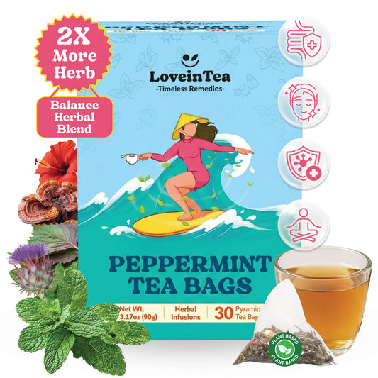 Peppermint Herbal Tea Bags